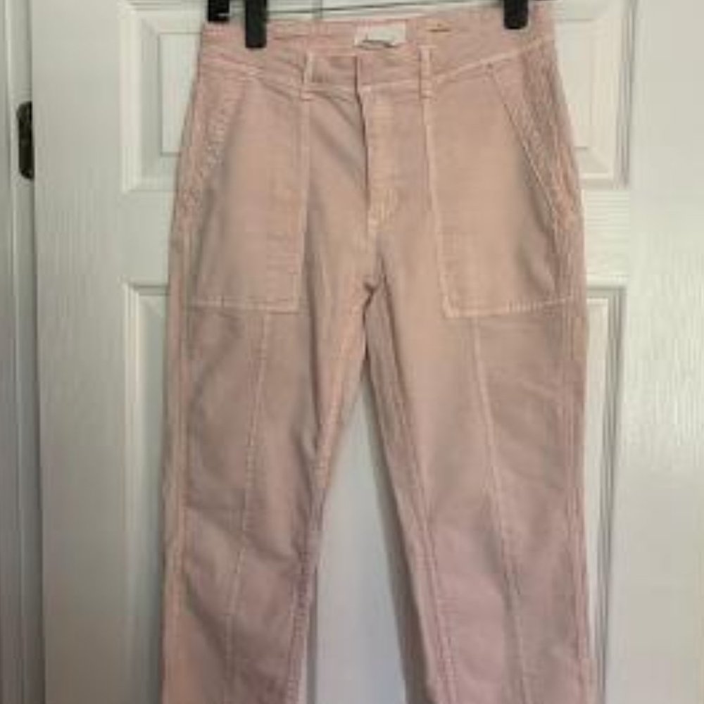 Anthropologie The Wanderer Pink Utility Cargo 27